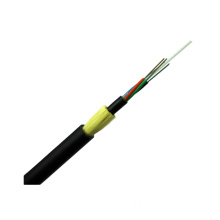 Shanghai Wanbao aerial self supporting adss 24 48 96 144 core fiber optic cable span 100m